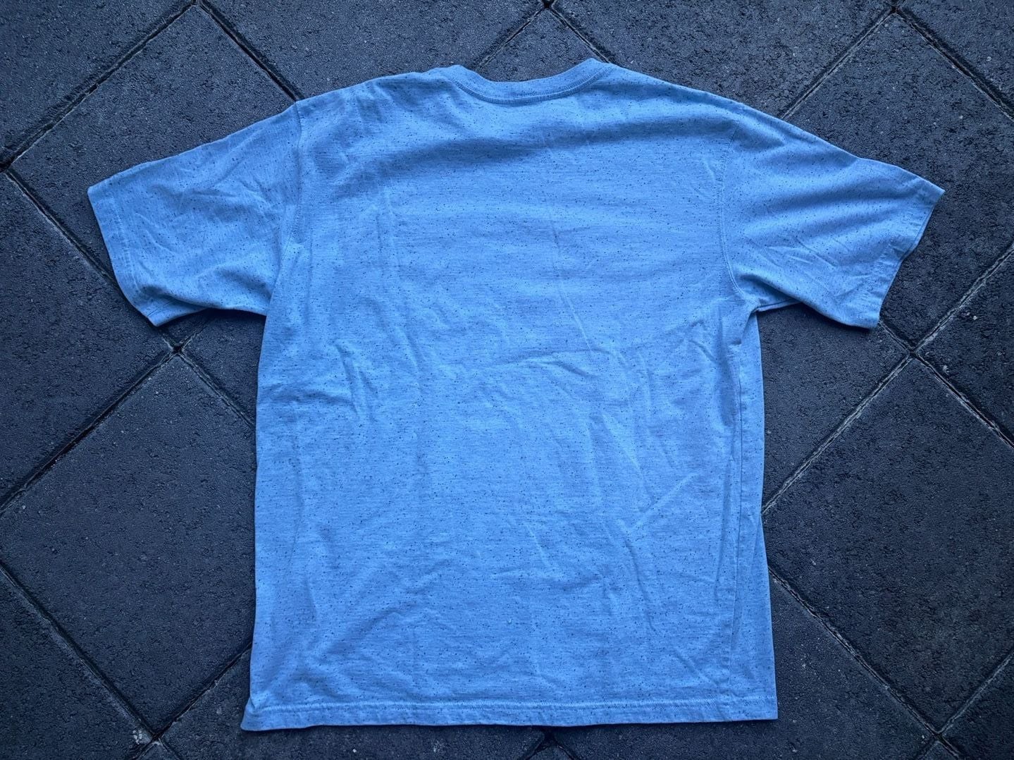 Carhartt K87 Loose Fit Heavyweight Short-Sleeve Pocket T-Shirt in Heather Blue