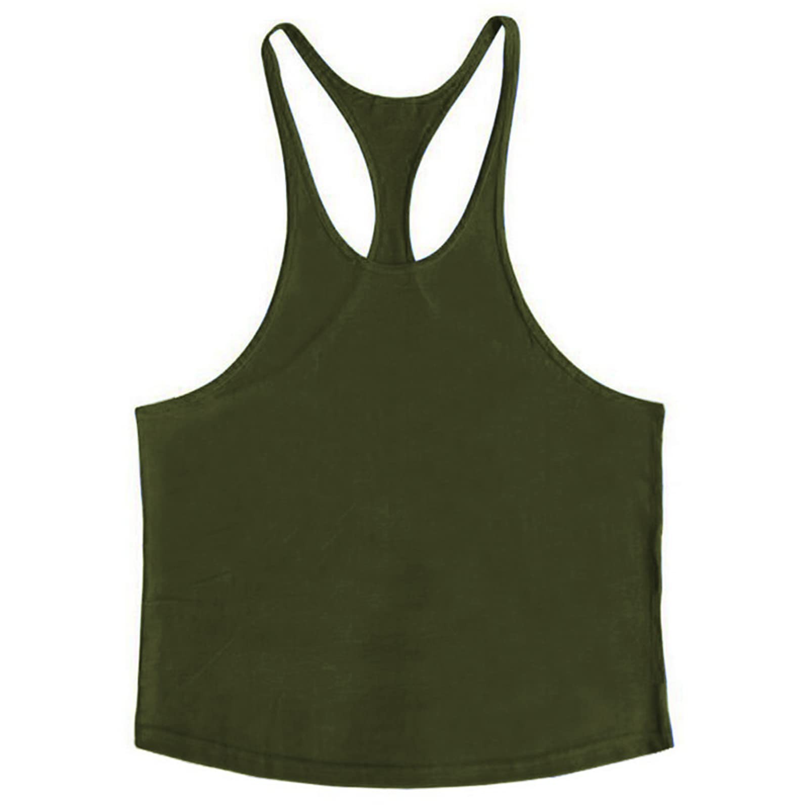 Men’s 3 Pack Stringer Tank Tops Muscule Cut Bodybuilding Gym Vest Y-Back Work…