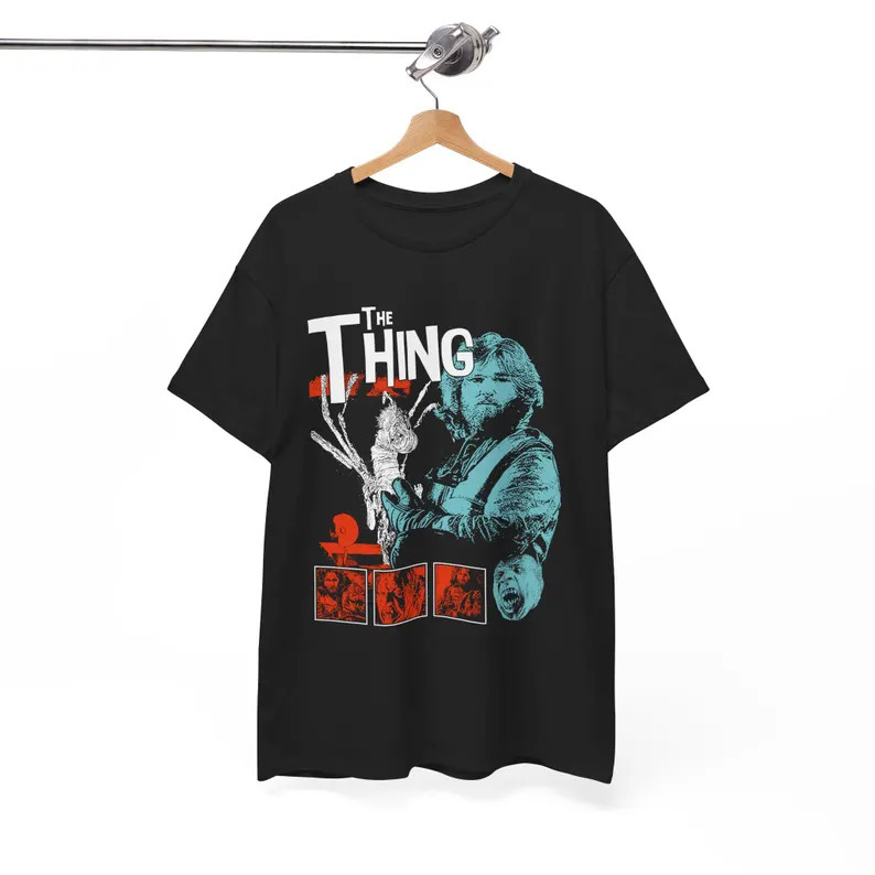 The Thing 1982 Movie T-Shirt – R.J. MacReady Graphic Tee, Outpost 31 Horror Shir
