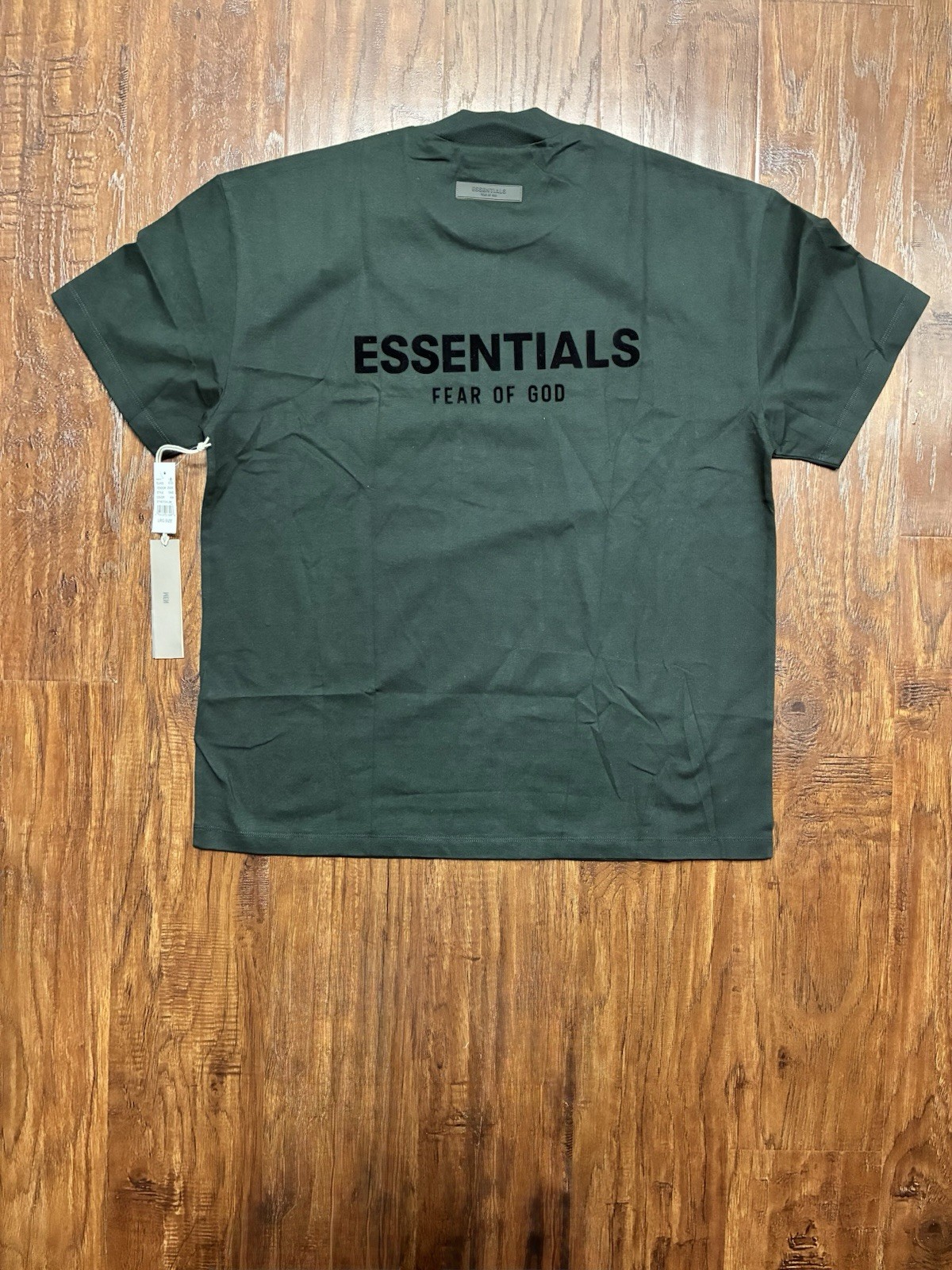 Fear of God Essentials Tee Stretch Limo Size Large Oversized Authentic #4341