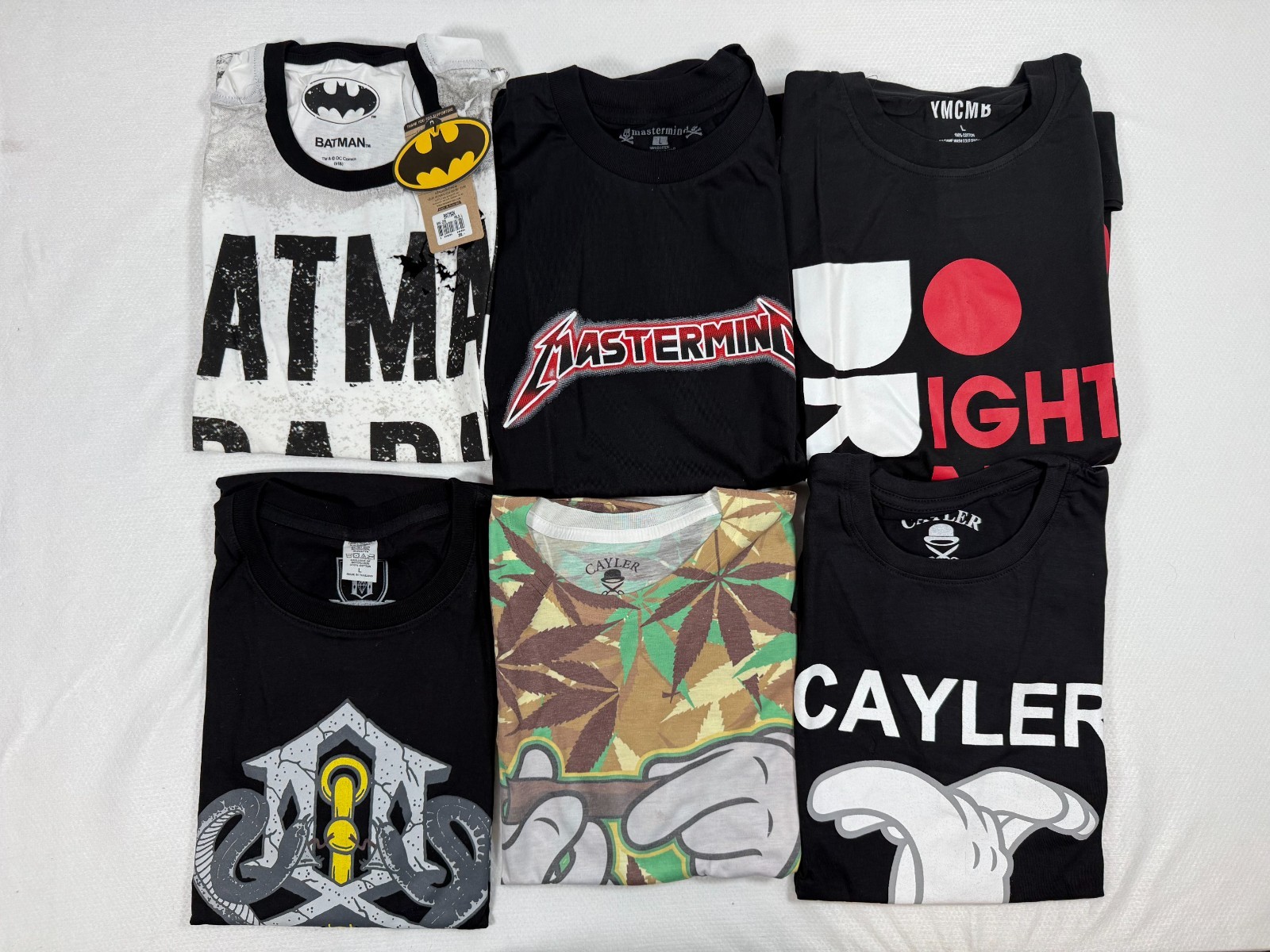 6 Graphic Print T-Shirts Men’s Size L