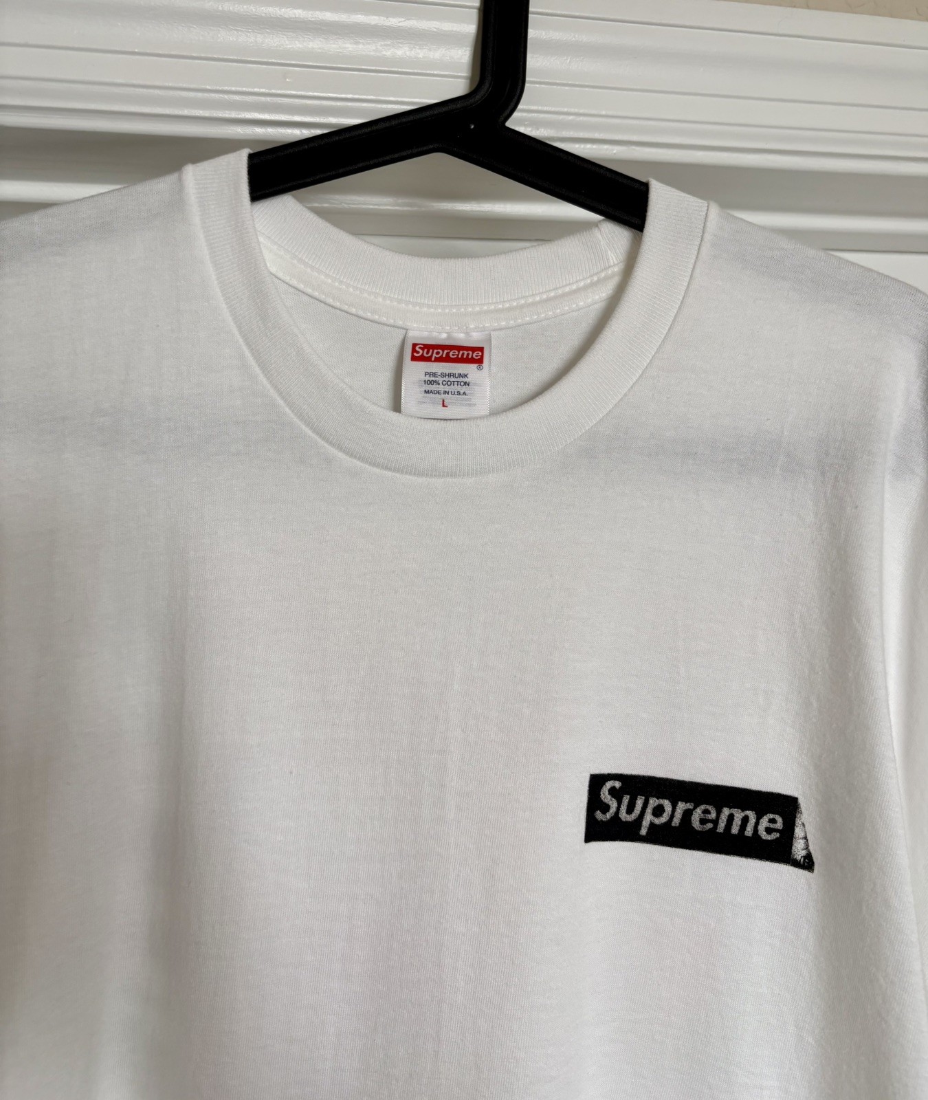 Supreme God Save Us Graphic Tee White Men’s Large Short Sleeve Crew Neck New