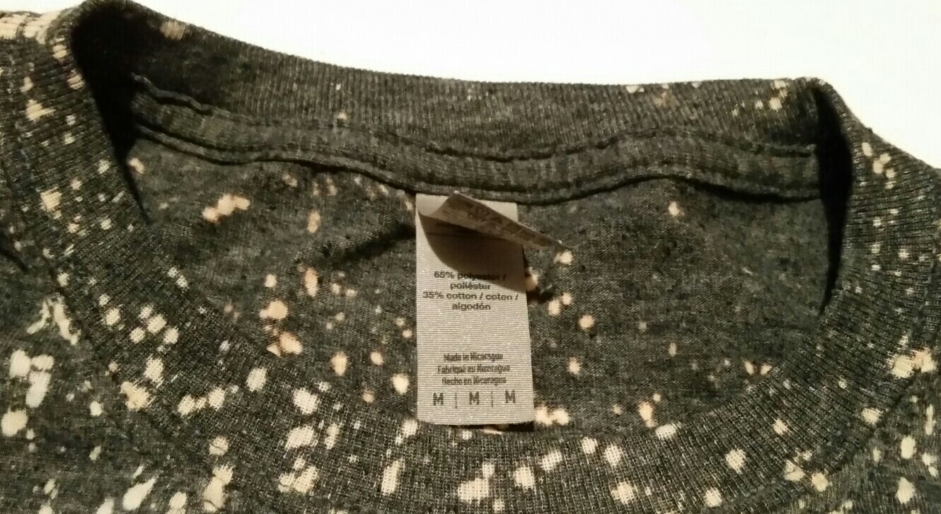 American Horror StoryShirt Adult M BlackSpatter Biden CrewPullover Short Sl
