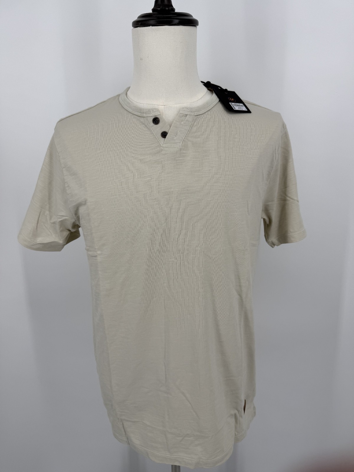 Outpost Makers Textured Fabric Washed Henley Medium Size Cartouche PK3314