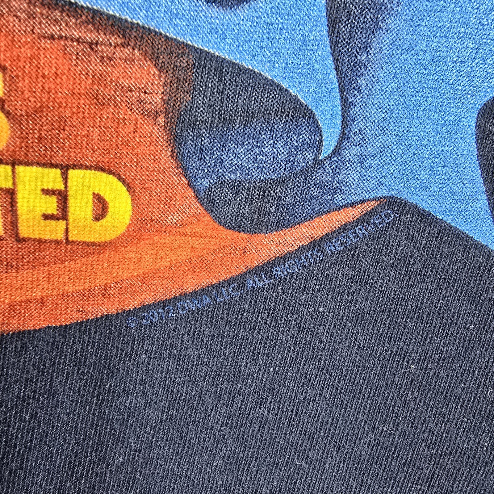 Madagascar Europes Most Wanted Promo Movie T-shirt Small Dreamworks Blue 2012