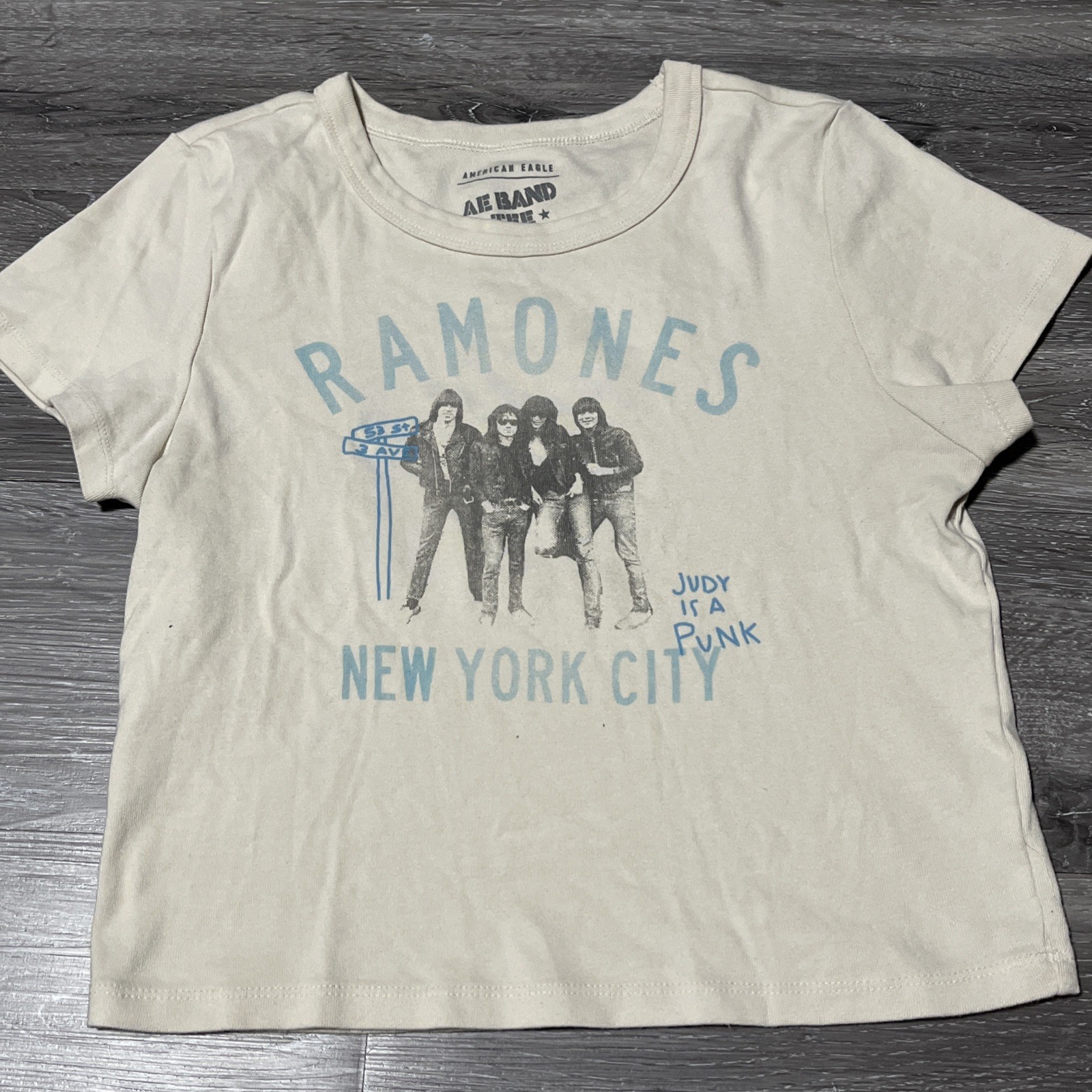 Ramones Cropped AE Band T-shirt