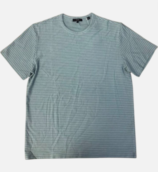 $110 Vince Men’s Blue Stripe Cotton T Shirt Size L