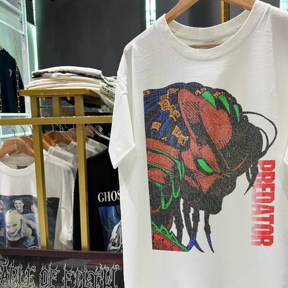 PREDATOR 1995 RARE PROMO VINTAGE WHITE T-SHIRT QT4321