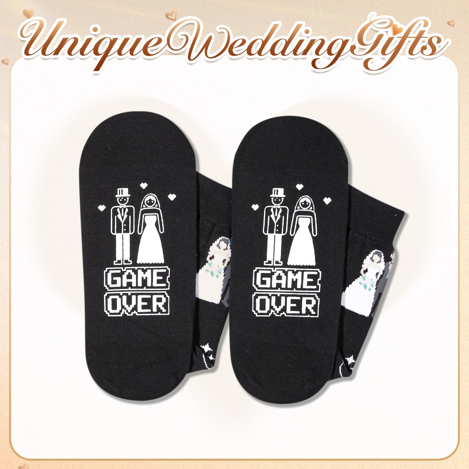 Wedding Gifts for Couples – Wedding Socks For Bride and Groom Engagement Gift