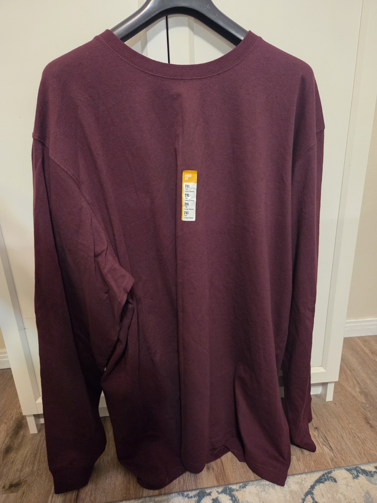 NWT MEN’S 2XL LOOSE FIT Long Sleeve CARHARTT HEAVYWEIGHT T-SHIRT TK0231-M IRR