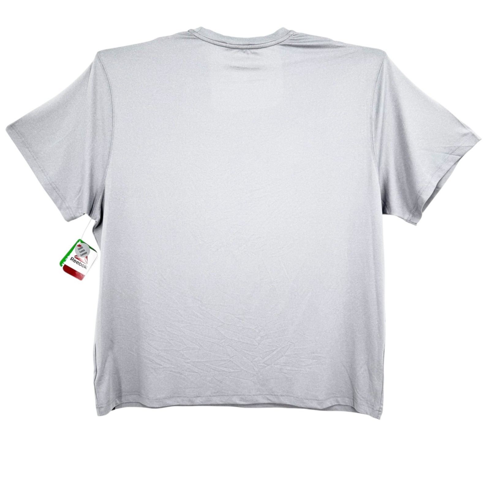 Reebok Men’s Short Sleeve Grey Graphic Classic Pullover T-Shirt Size 3XL NWT