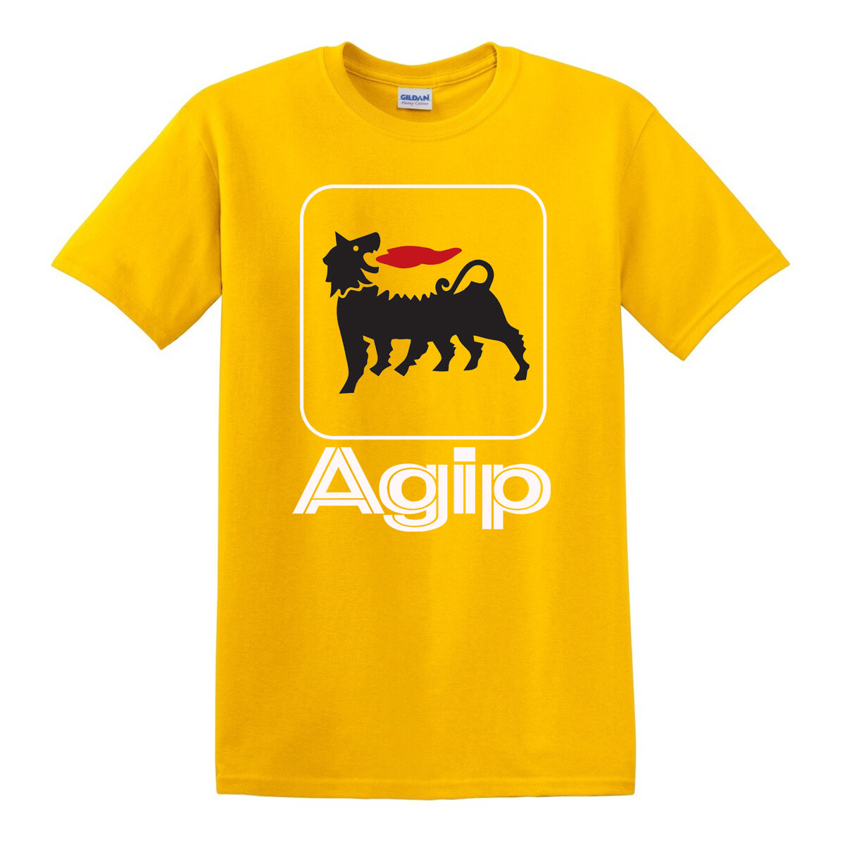 Agip Racing Men’s Yellow T-Shirt Size S to 5XL