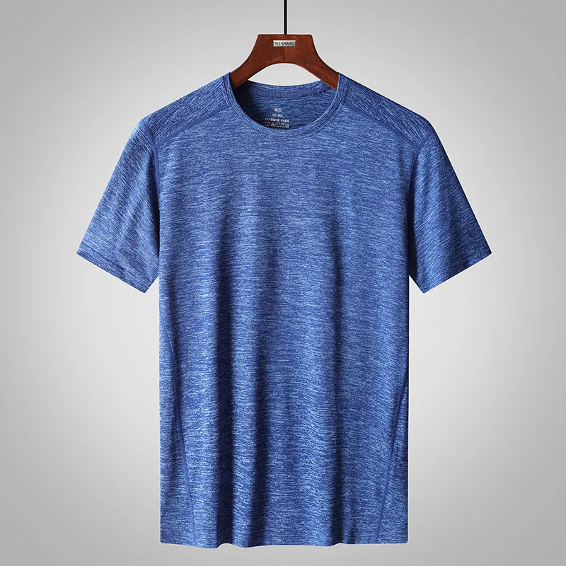 Mens Big And Tall Moisture Wicking T-Shirt – Quick Dry Crew Neck Tee M–8XL