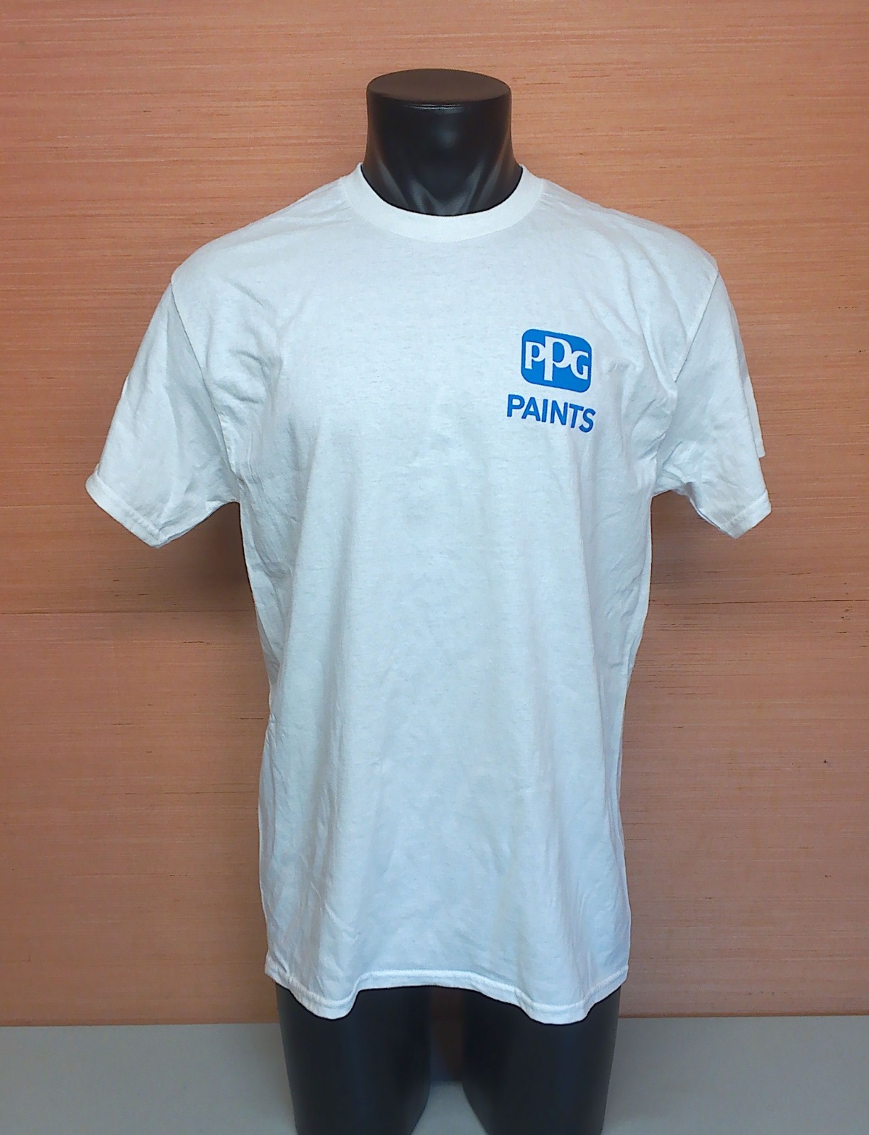 Pittsburgh Paints PPG Paints White Short Sleeve Cotton T-Shirt Adult Size Large