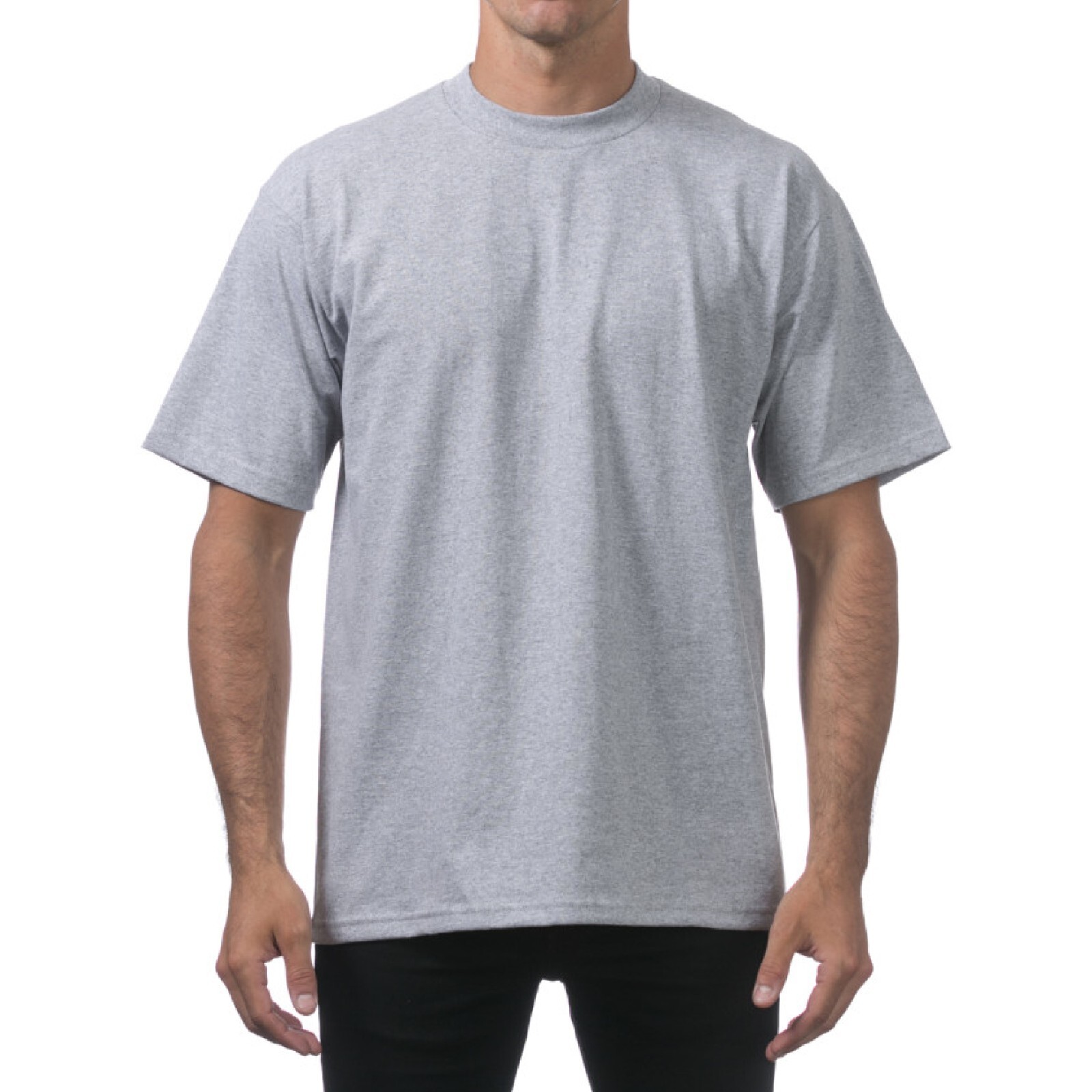 PROCLUB MENS HEAVYWEIGHT SHORT SLEEVE T SHIRTS PRO CLUB CASUAL COTTON TEE SHIRT