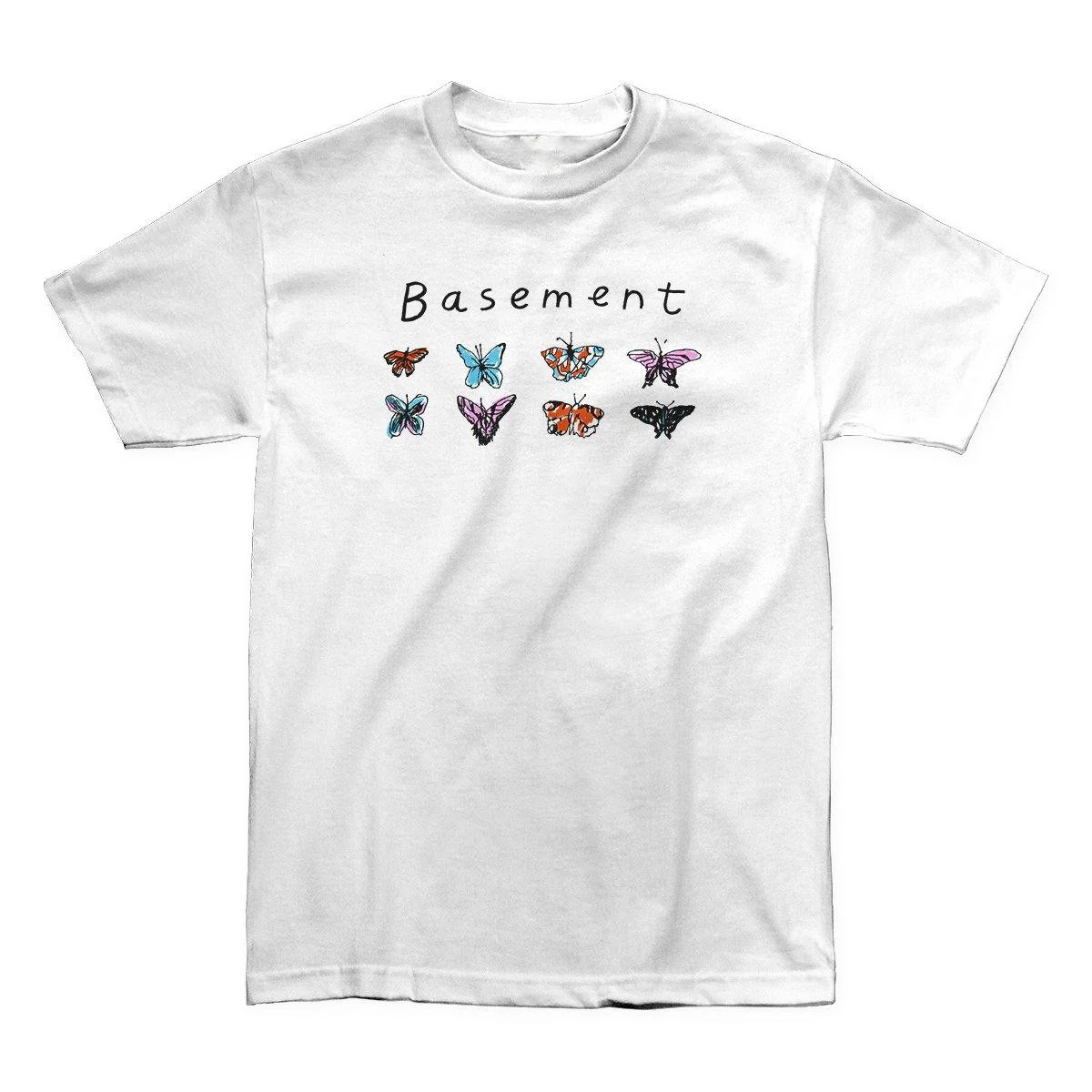 Basement Band Butterflies T Shirt Cotton White Unisex S-5XL 1V0779