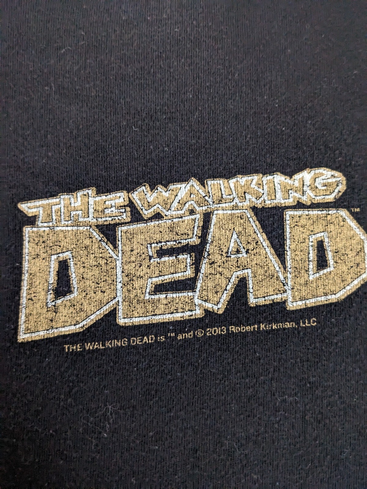 Walking Dead Hilltop Shirt Mens Medium Black Short Sleeve Graphic Tee 2013