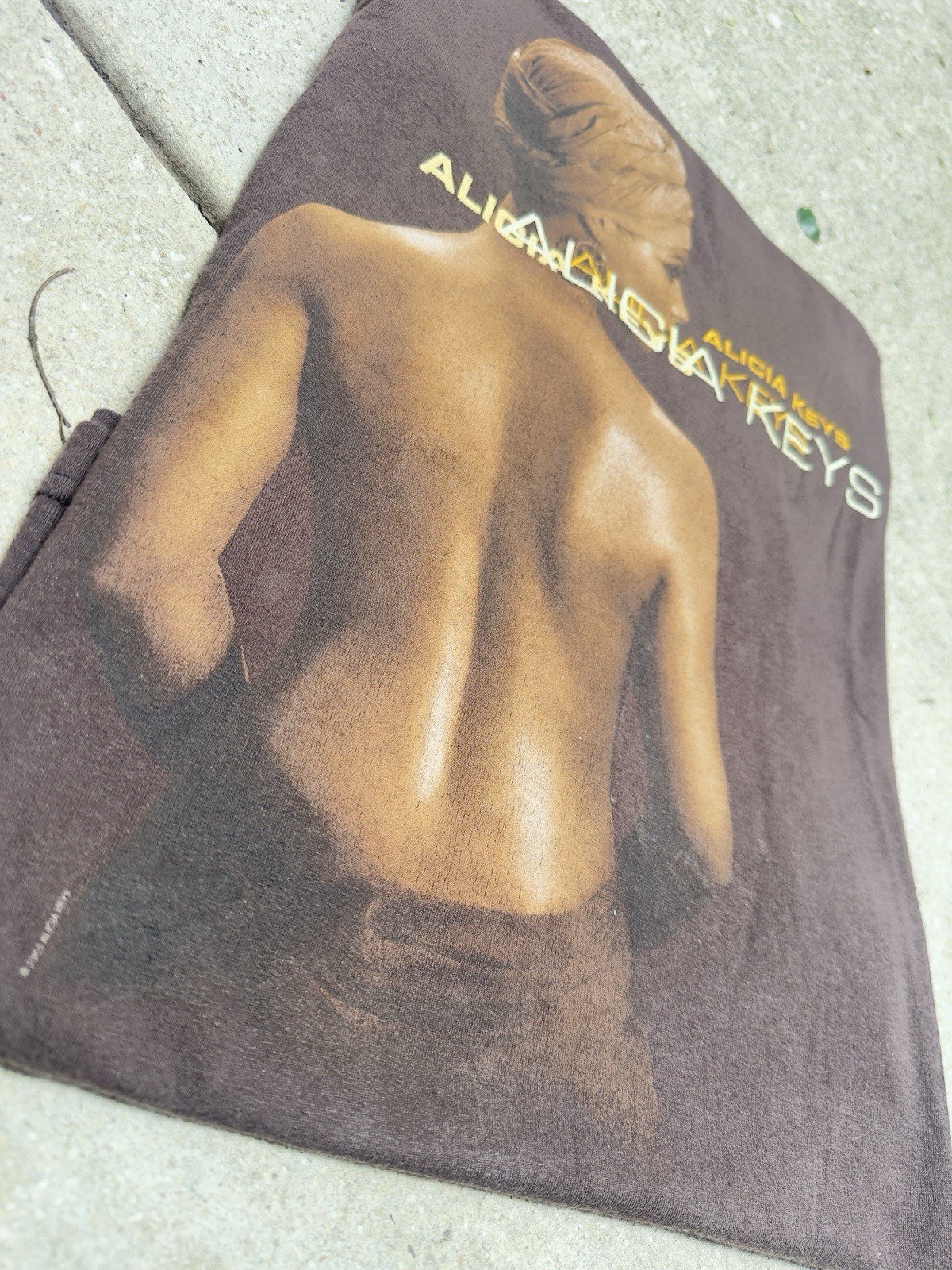 Alicia Keys 2005 Vintage Rap Tee Concert Tour