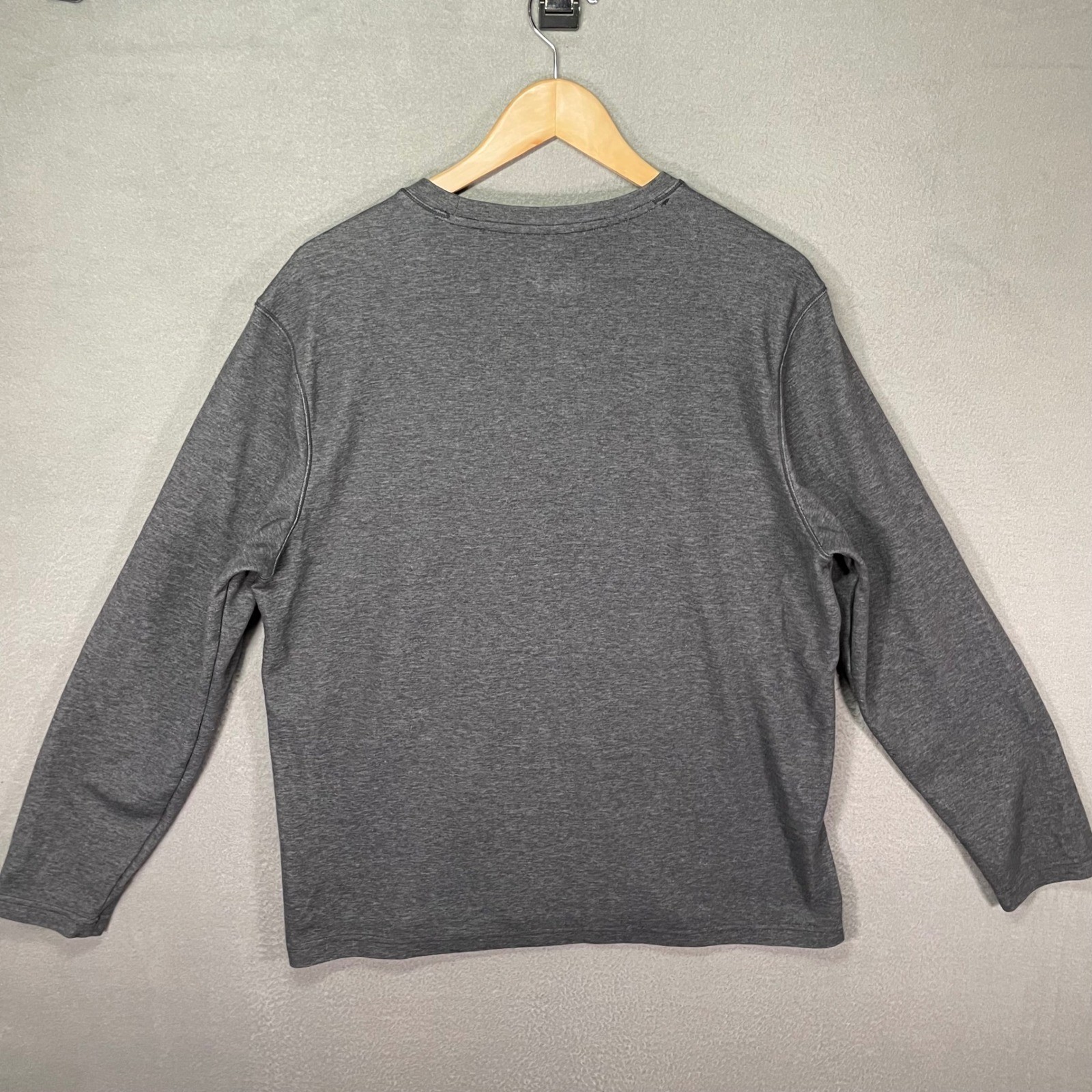 Mondetta Outdoor Project Long Sleeve Shirt Mens L Gray Excellent Polygiene Tee