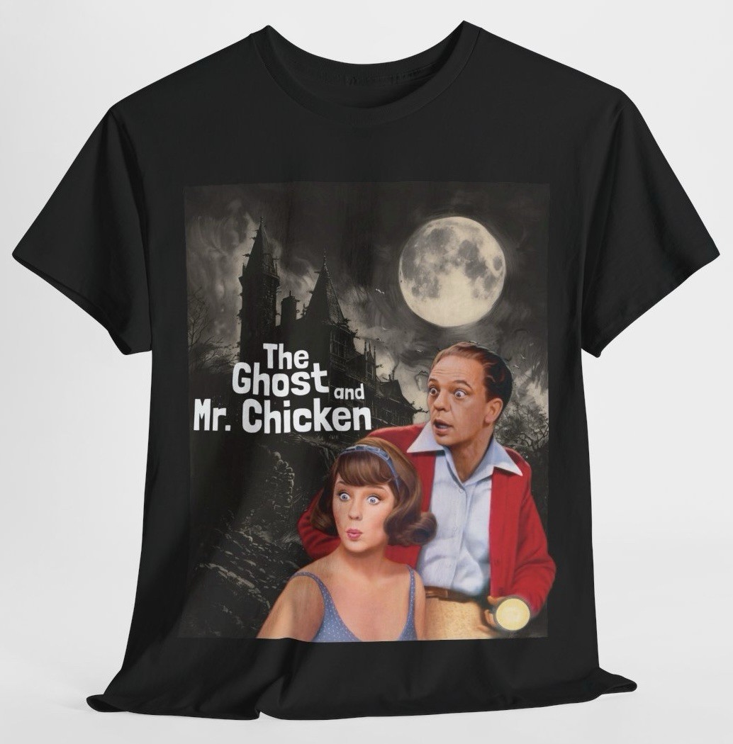 The Ghost And Mr. Chicken T Shirt – Don Knotts – 60’s Comedy Classic Retro Tee