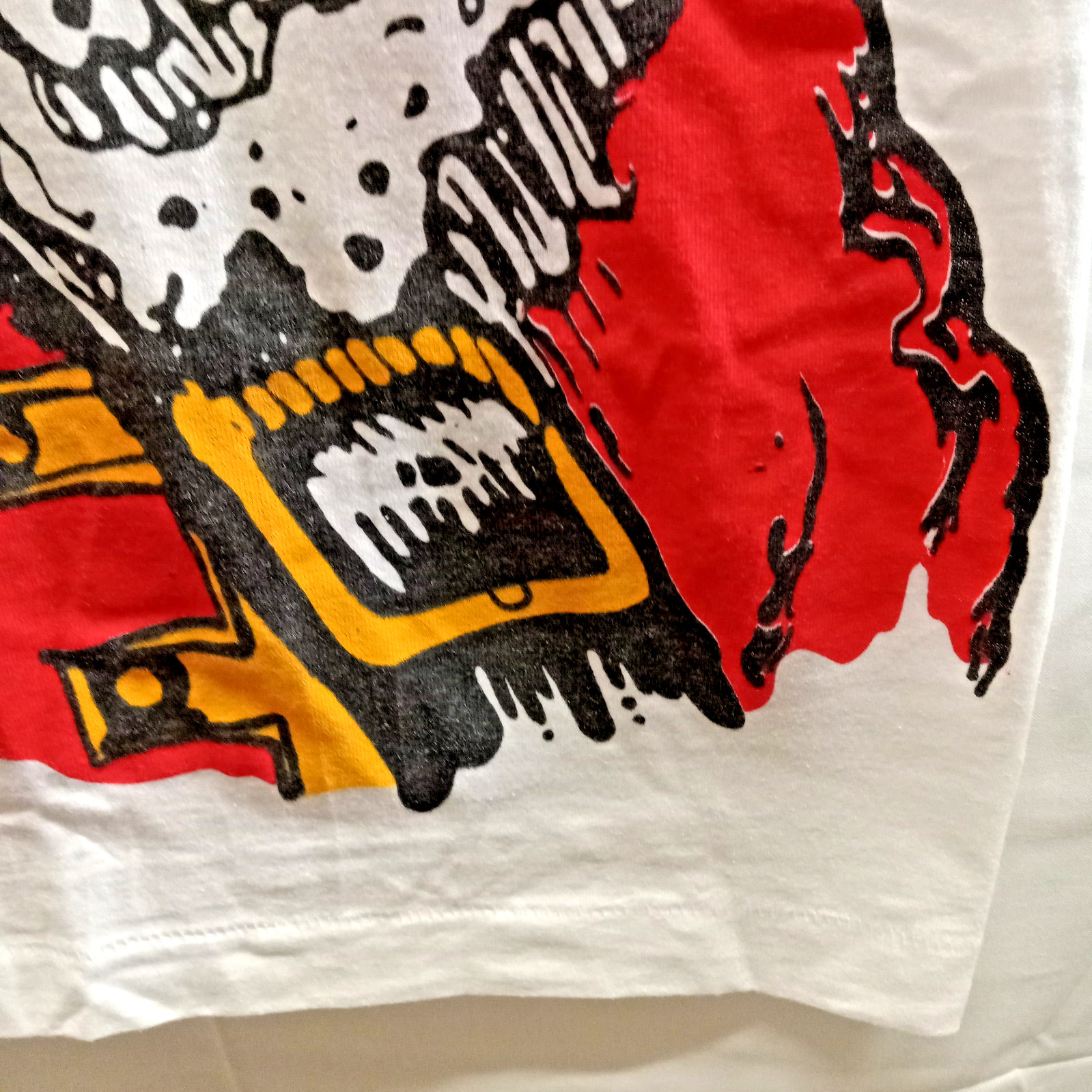 RARE L SINGLE STITCH DOUBLE SIDED PRINT CAPTAIN MORGAN USA T-SHIRT UN-WORN PROM