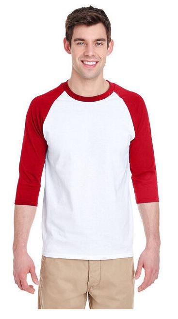 Gildan Adult Heavy Cotton 5.3 oz., 3/4 Raglan Sleeve TShirt – G570