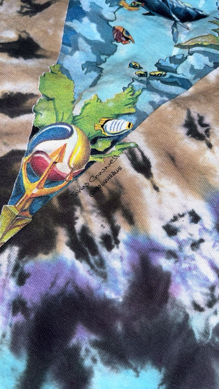 Vintage 1990 Liquid Blue “Aquatic Nature”