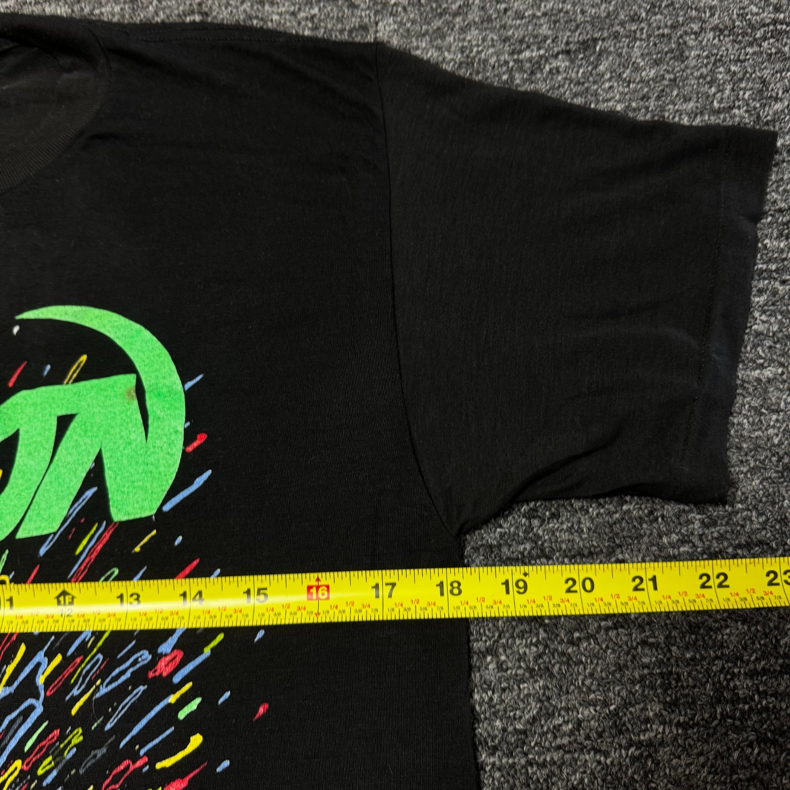 Vintage 80s Poison Live Paper Thin Black GRAIL Band Tour T-Shirt Mens Sz L