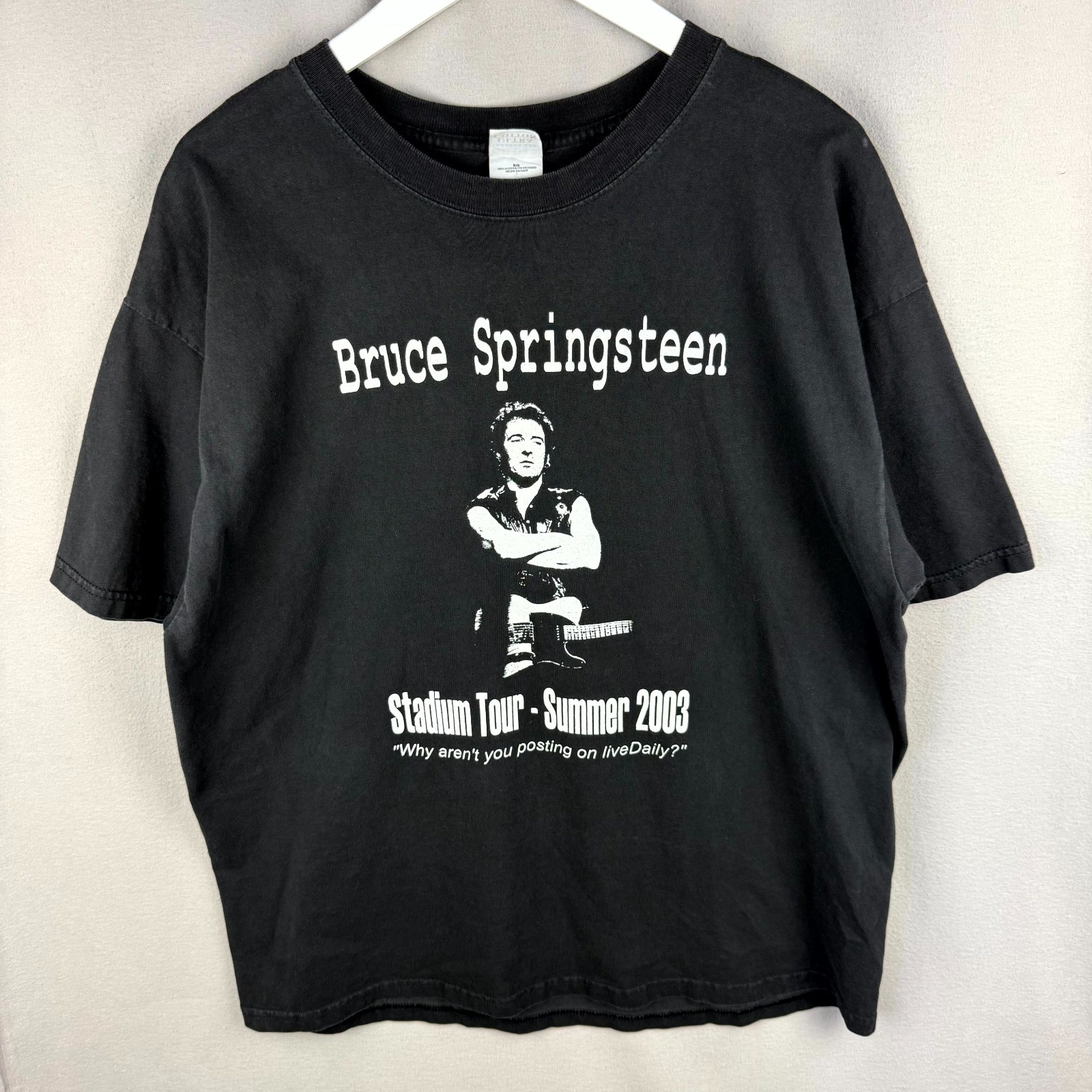 VTG Bruce Springsteen T-Shirt Mens XL E Street Band 2003 Tour Concert LiveDaily