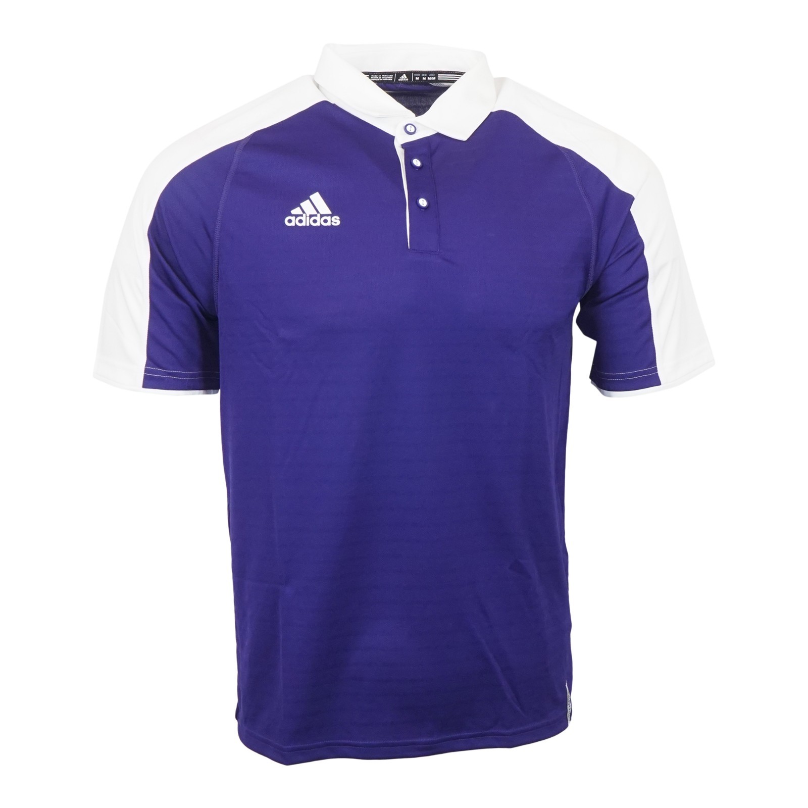 Adidas Men’s 2016 Sideline (Purple/White) Climalite Coaches Polo Shirt