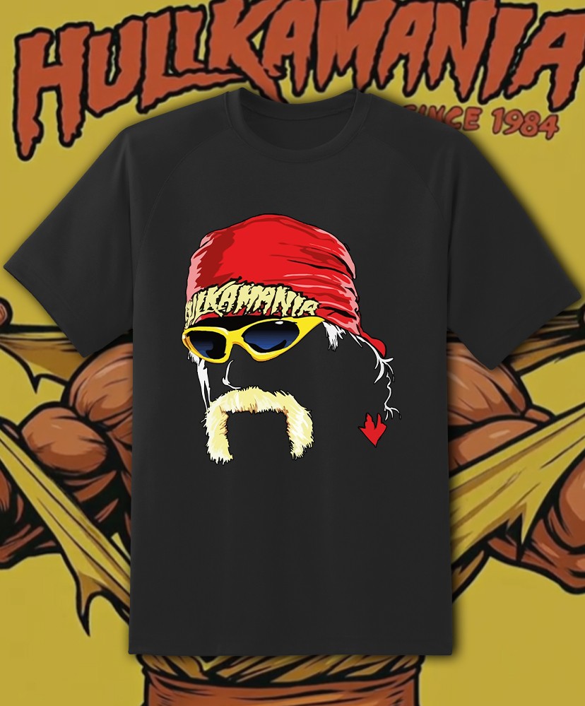 Hulk Hogan Face, Hulkamania Shirt – Adult & Youth sizes up to 6XL Fast Ship!!
