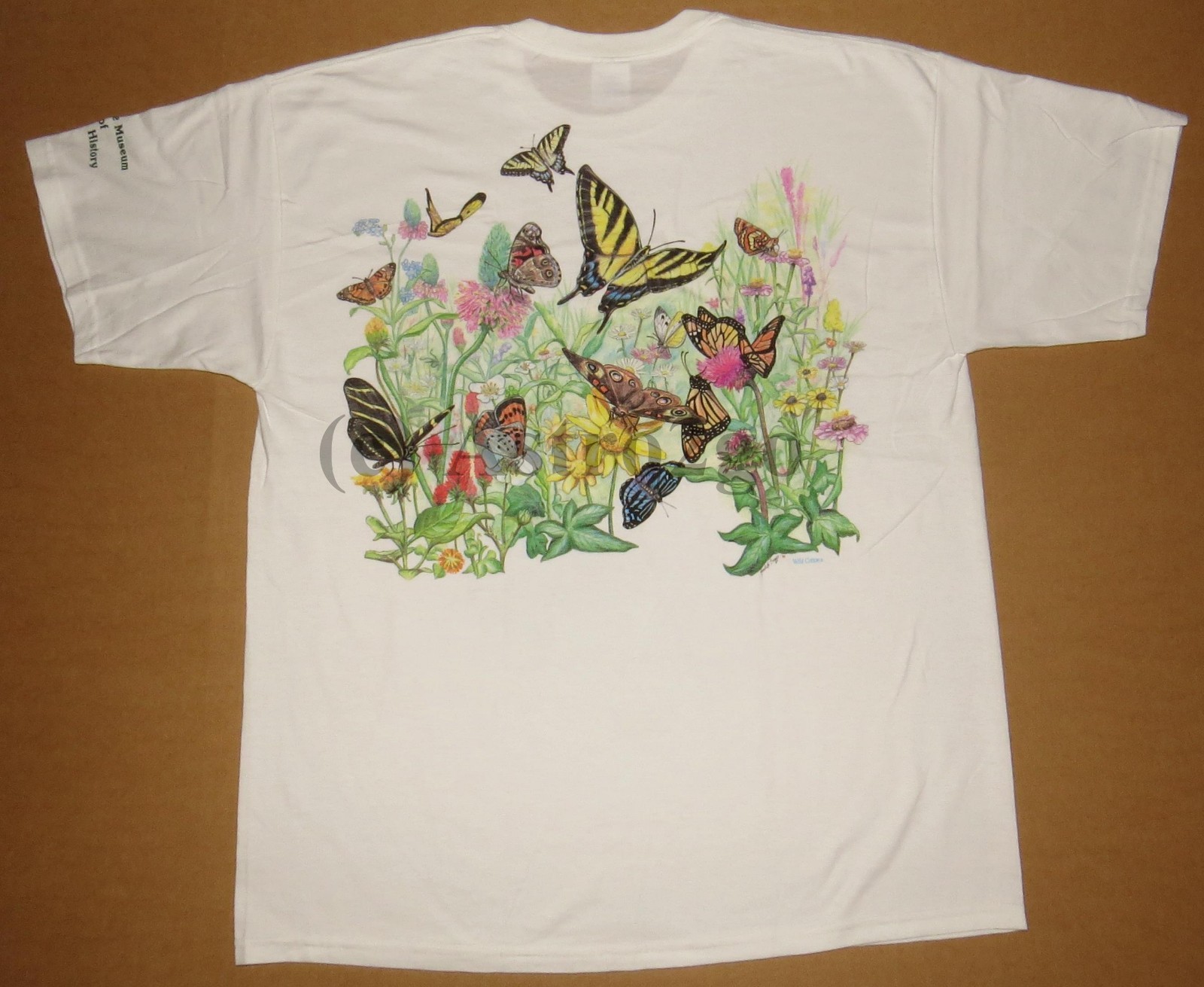 BUTTERFLY GARDEN-Butterflies Flowers Plants Insects Nature Science T shirt S-XXL