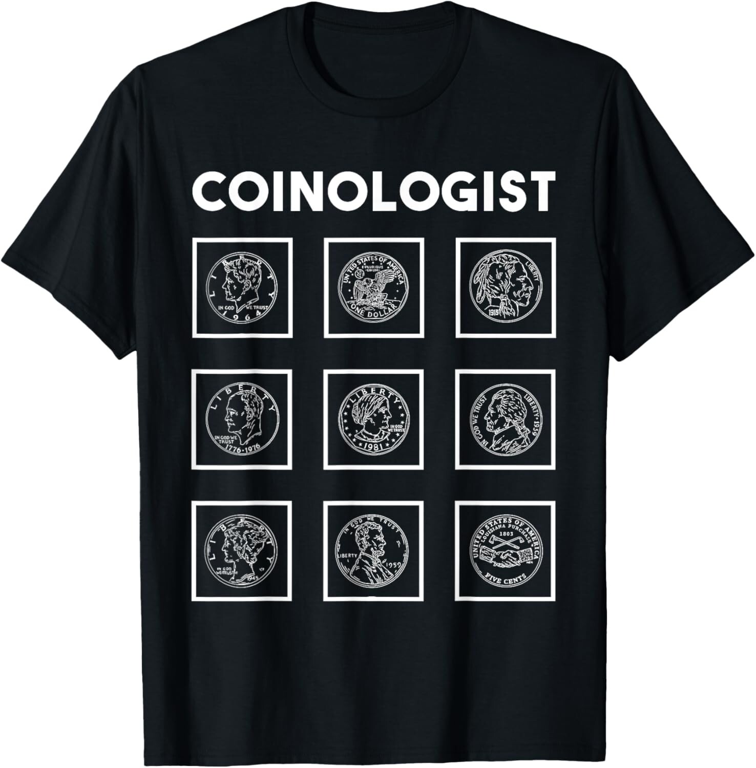 Coinologist_ Coin Collector Numismatics Coin Collecting Tee Gift Unisex T-Shirt
