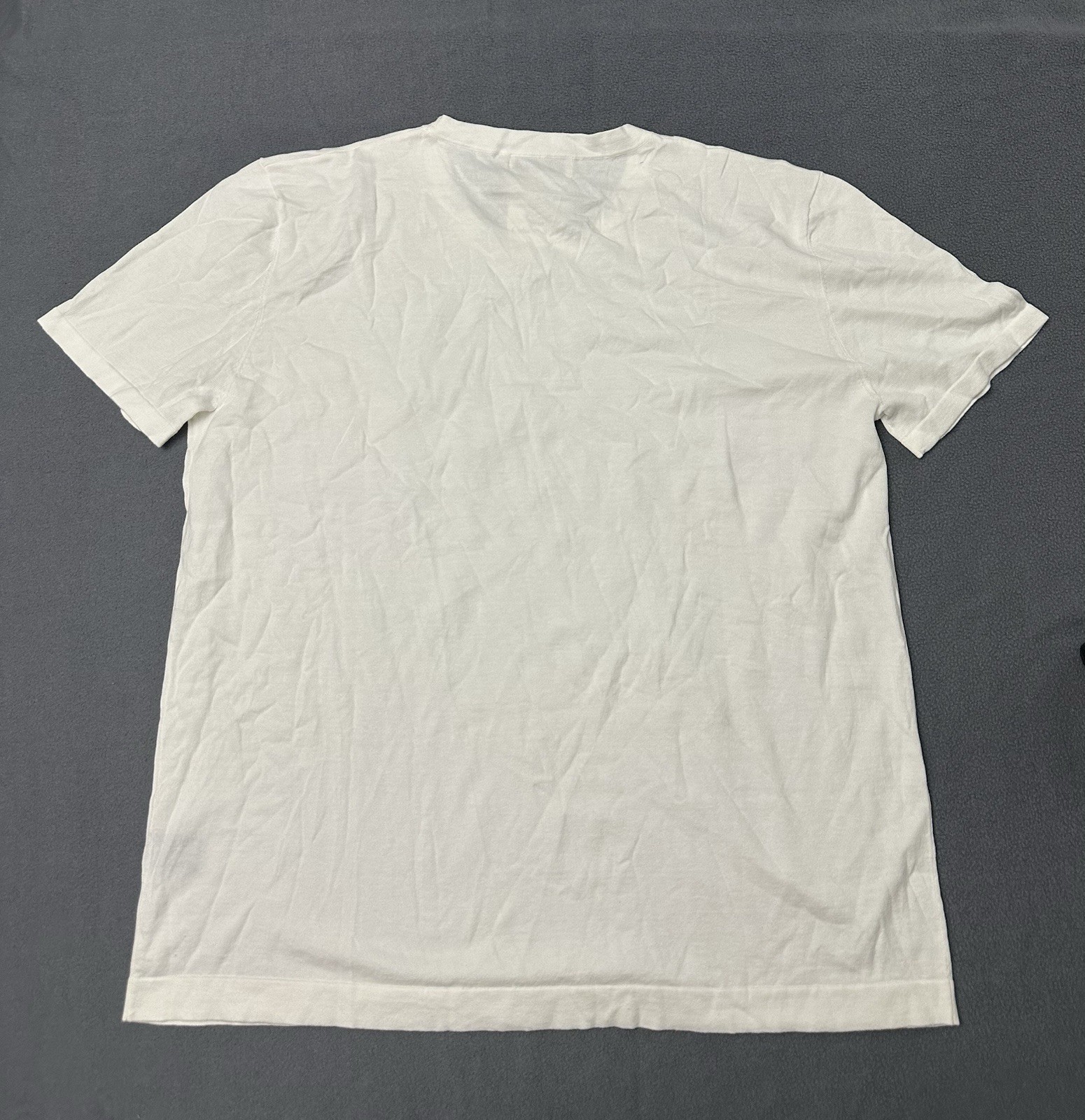 NWT Men’s Collars & Co Premium Cotton and Silk Blend T Shirt White Size 2XL