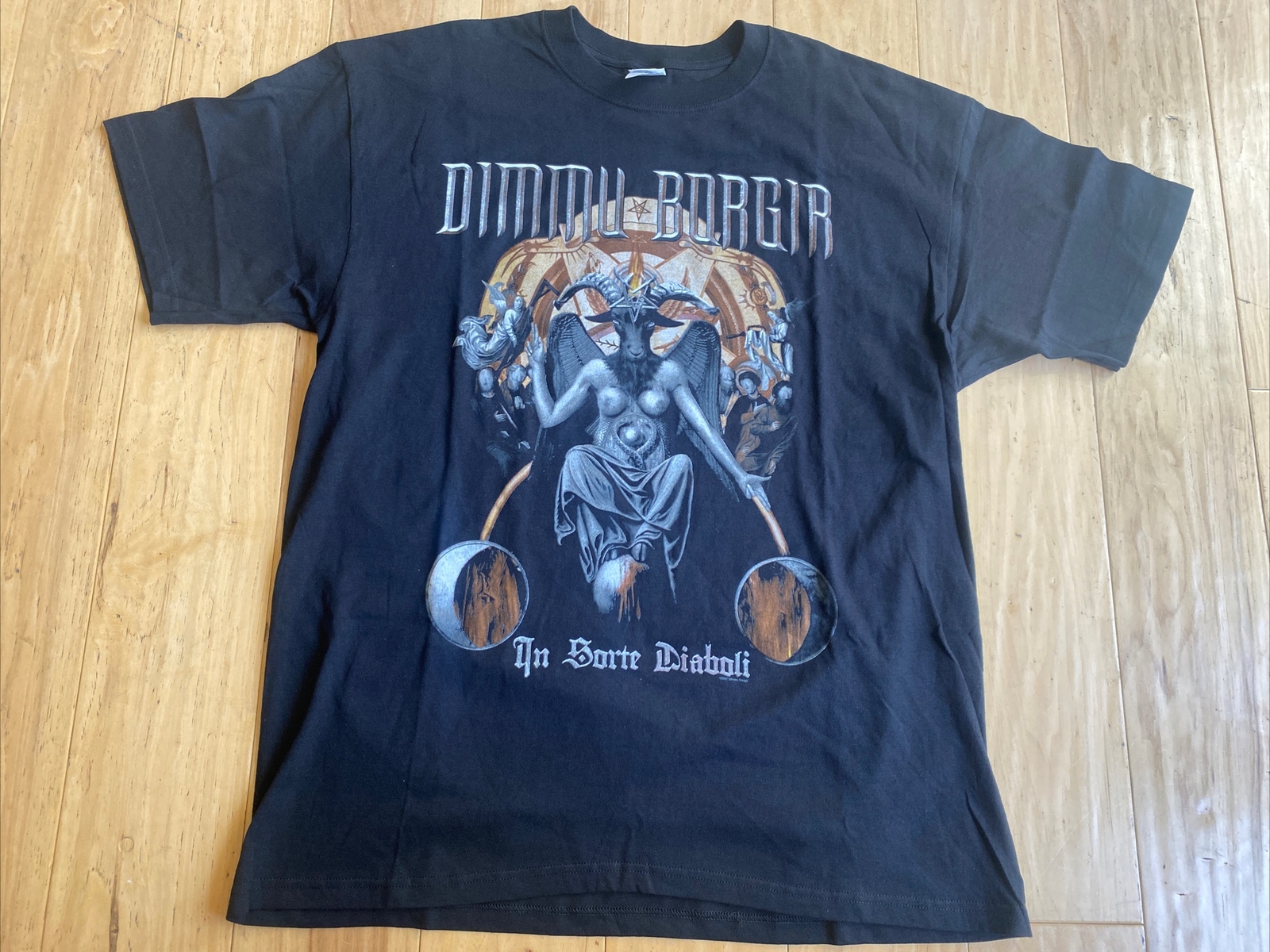 NWOT VTG 2007 Dimmu Borgir Invaluable Darkness Tour In Sorte Diaboli Sz XL Anvil