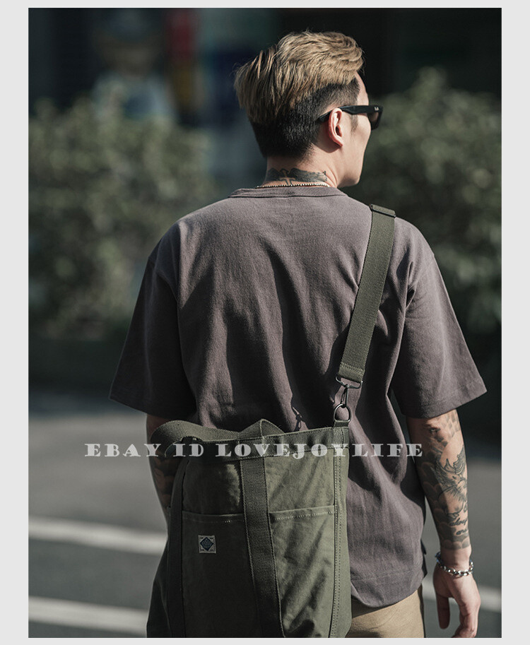NON STOCK Drop Shoulder Pocket T-Shirt Loose Fit Men’s Heavyweight Cotton Tee