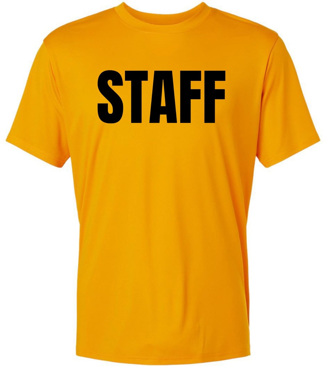 Staff T Shirt Printed Work Uniform Crewneck Tee Event Security Team Shirt