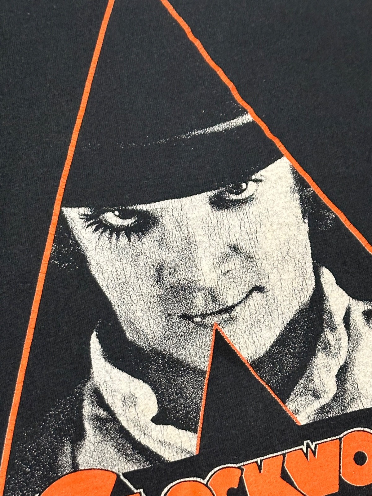 Rare Vintage Black Clock Work Orange Shirt Size Xl Fruit Of The Loom Lofteez