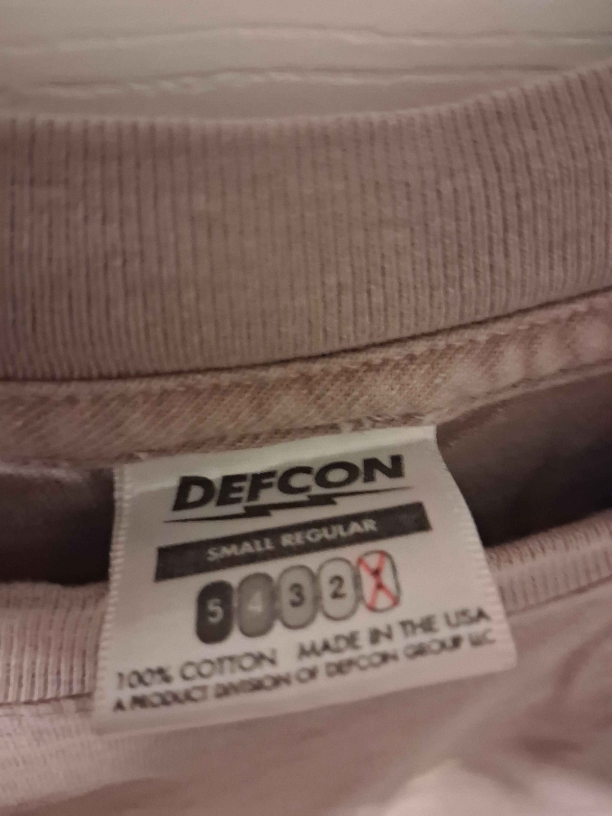 DEFCON GROUP X FRONTIER TEE BROWN SMALL REGULAR