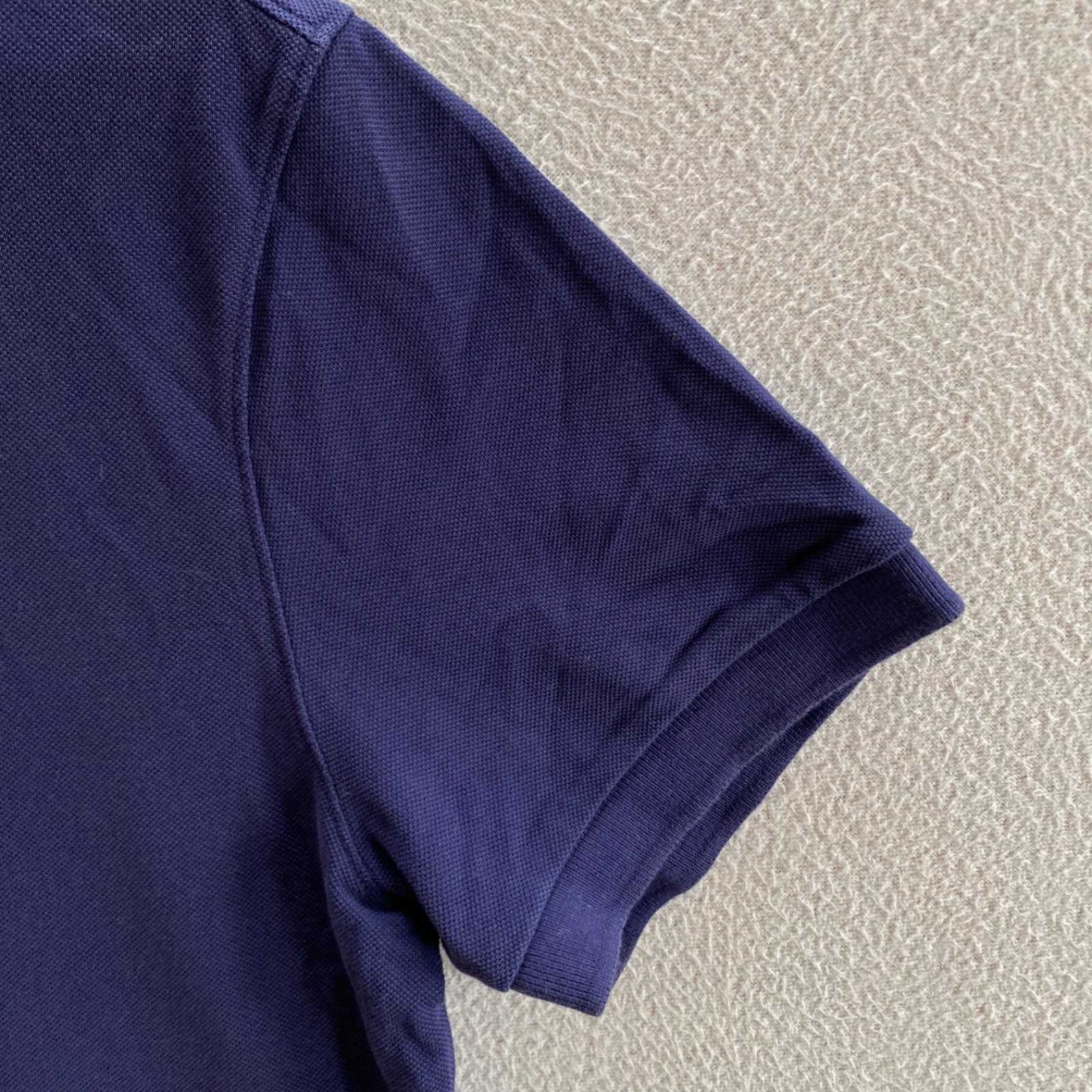 J Lindeberg Regular Fit Classic Designer Polo Pique Cotton Size Large Golf Navy