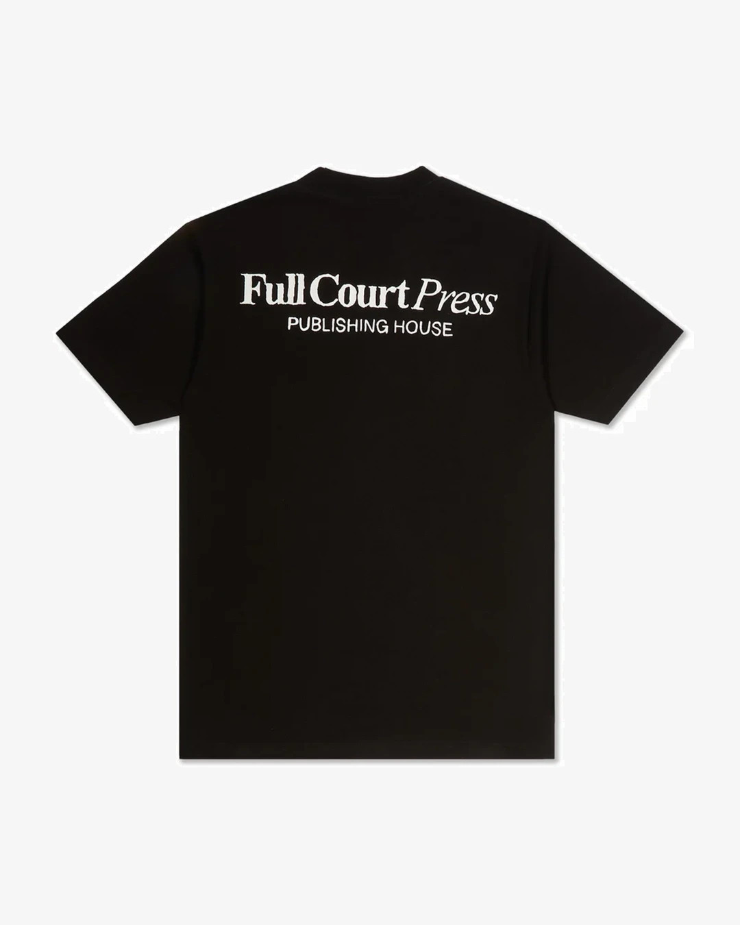 FULL COURT PRESS LOGO T-SHIRT BLACK AND WHITE COLOR WAY NEW WITHOUT TAGS