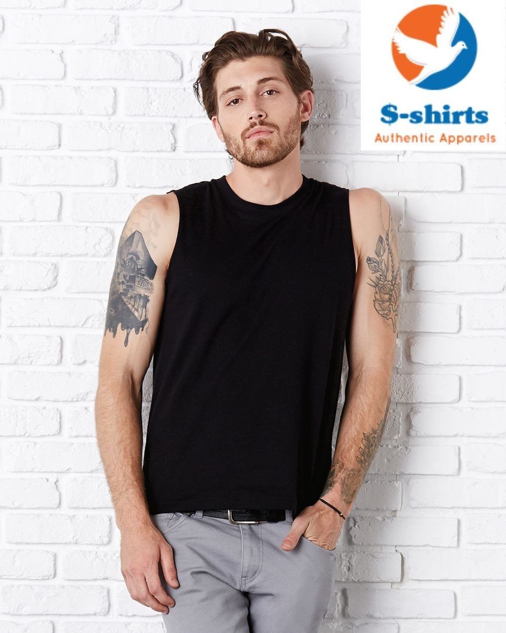 Bella 3483 Canvas Muscle Tank 3483 Men’s Sleeveless Shirt Tee S M L XL 2XL SALE