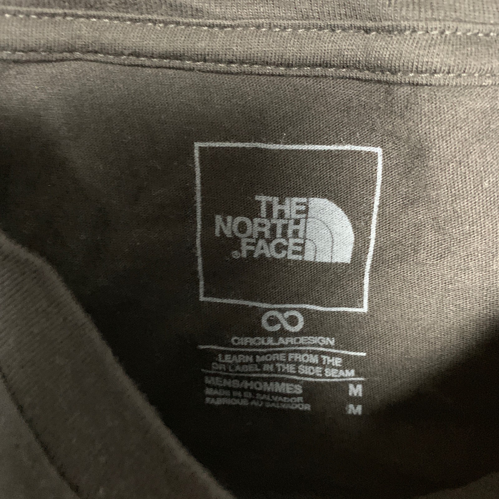 The North Face T-Shirt Men Medium Black Graphic Logo Crew Neck Casual Summer Tee
