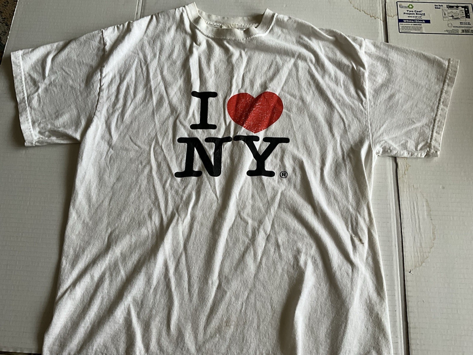 I Love NY Official Heart New York Short Sleeve by Brooklyn Vertical T-Shirt