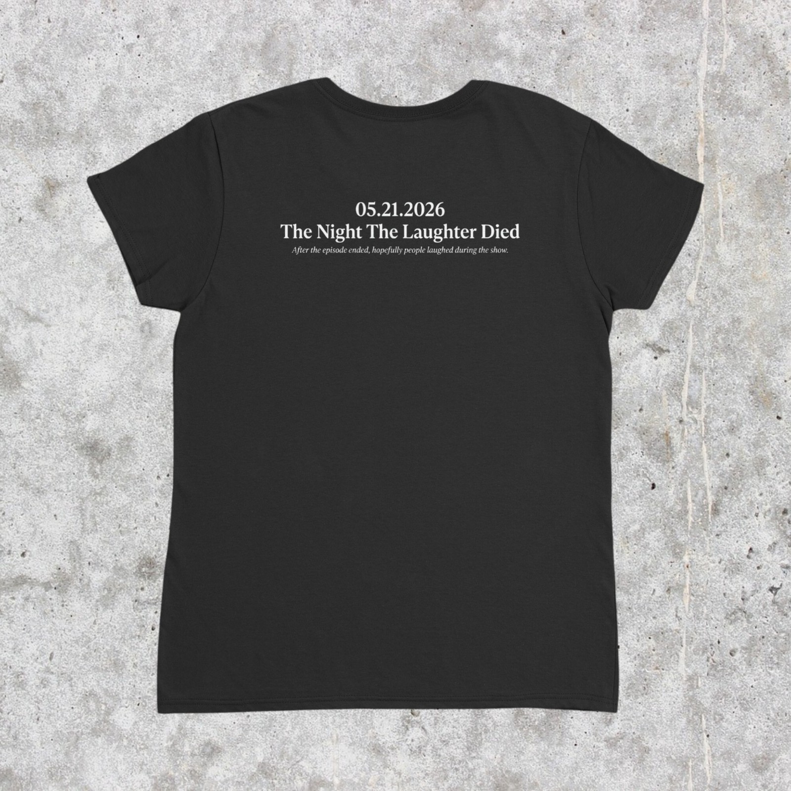 “THE LAST SHOW” with STEPHEN COLBART Charity T-Shirt