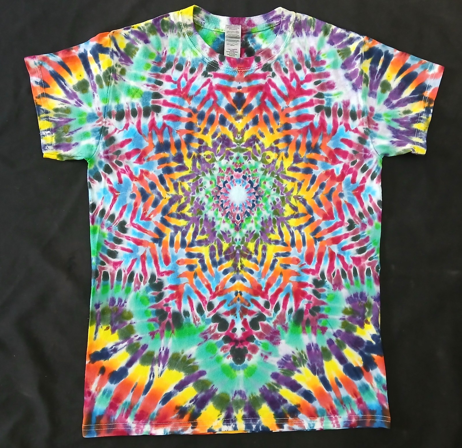 #0906 SMALL Short Sleeve tie dye t-shirt dead grateful hippie FREE SHIPPING