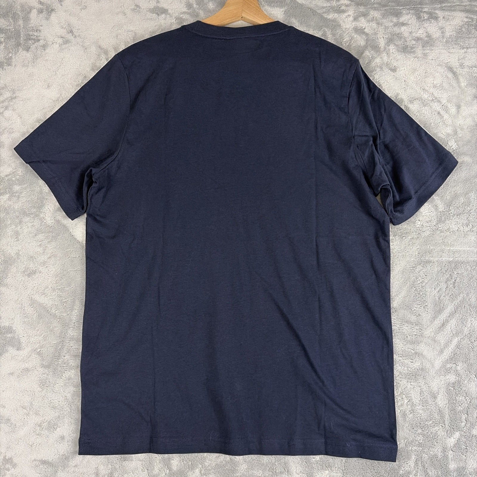 adidas Men’s Essentials 3-Stripes Tee Navy Blue White Size Medium GL3734 NWT