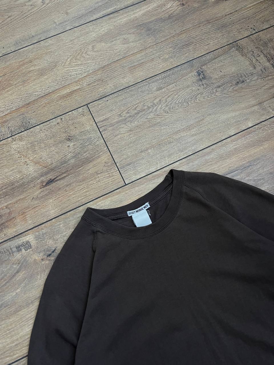 issey miyake vintage faded mens longsleeve neck