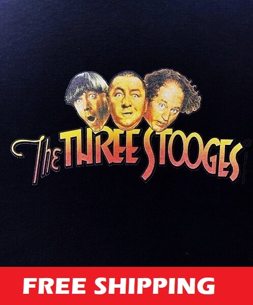 T-SHIRT–THREE STOOGES LOGO