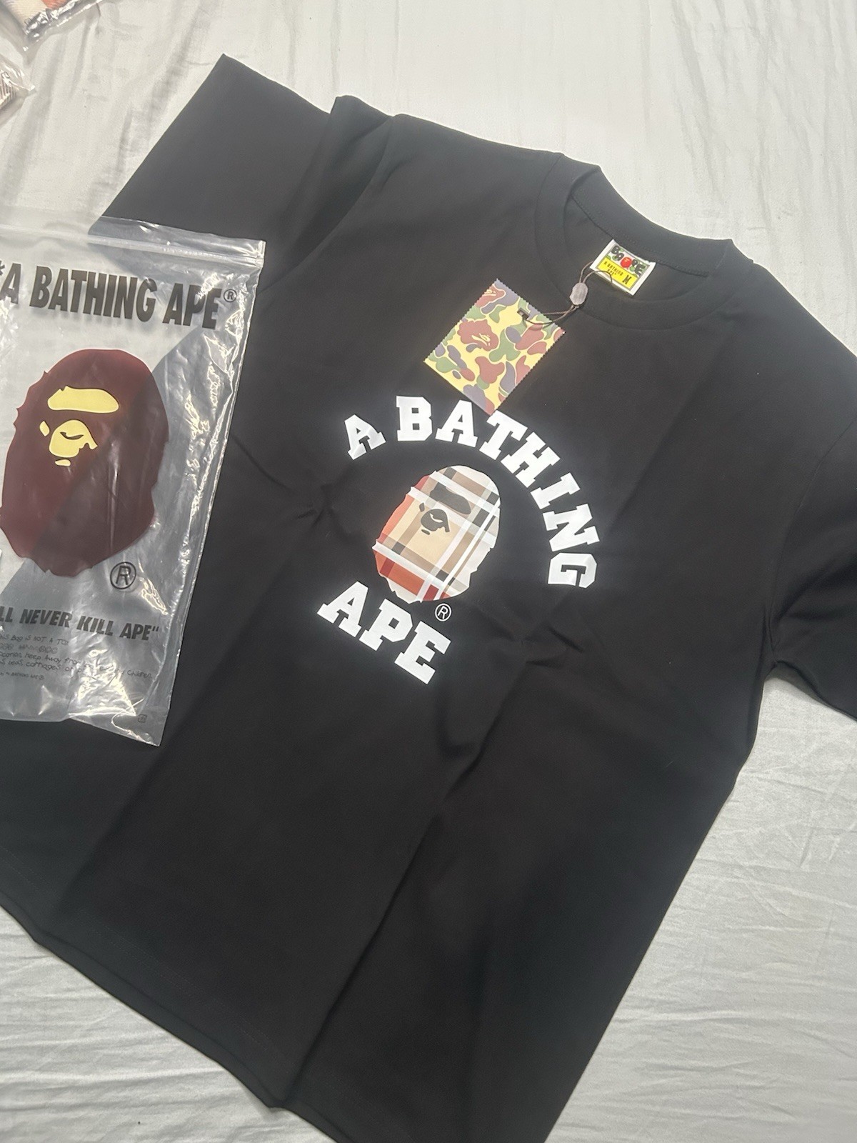 Black A Bathing Ape Bape Shirt Size M